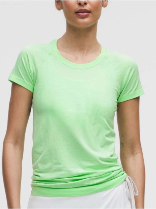 lululemon athletica Tops - Lululemon Swiftly Tech Short-Sleeve
Shirt Citra Lime Size 4